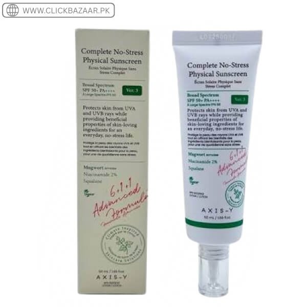 AXIS-Y Complete No-Stress Physical Sunscreen in Pakistan