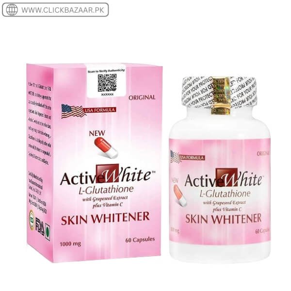 Active White Glutathione Skin Whitening Capsules In Pakistan