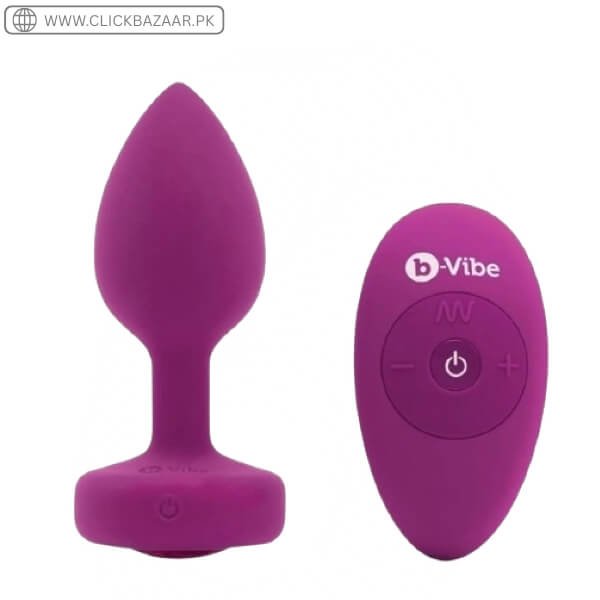 B-vibe Vibrating Jewel Butt Plug In Pakistan