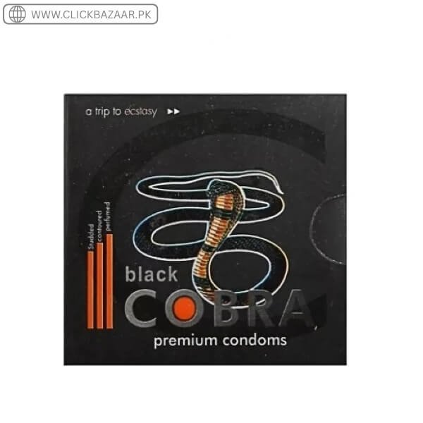Black Cobra Premium Condoms In Pakistan