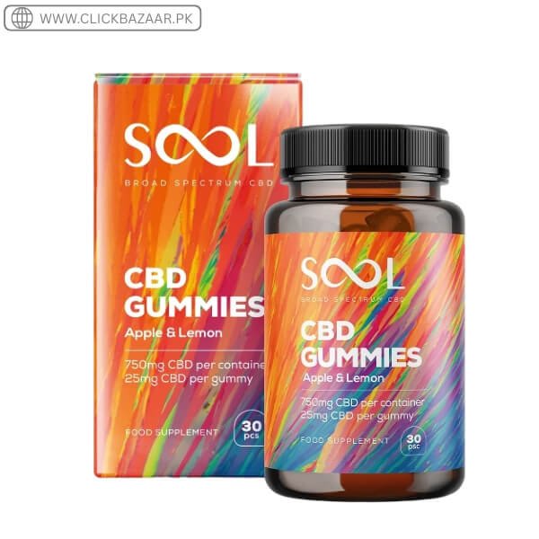 CBD Gummies Apple & Lemon 750mg 30pcs In Pakistan