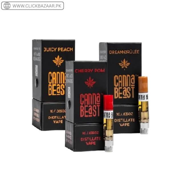 Canna Beast – Cherry Pom Delta-9 THC Vape Cartridge in Pakistan