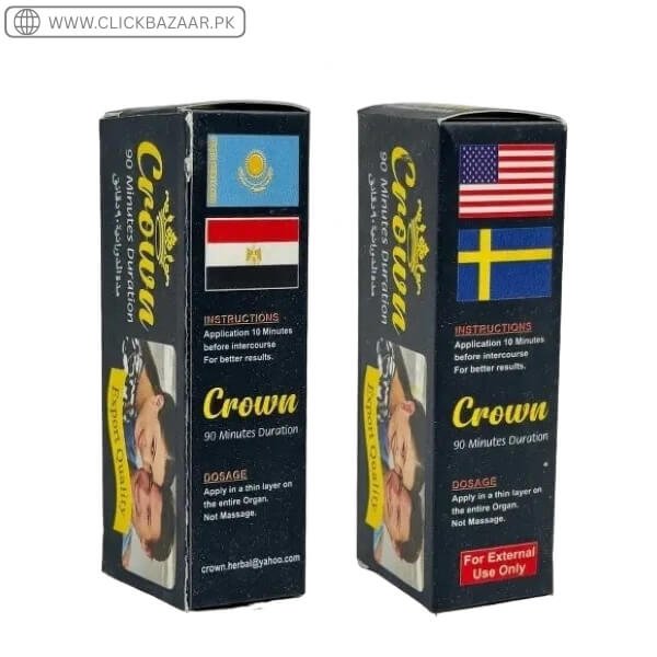 Crown Cream - Herbal Delay Cream 90 Minutes Timing in Pakistan