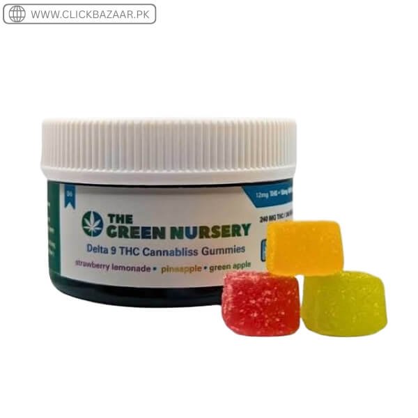 Delta 9 + CBD Cannabliss Gummies - 12mg THC Each By The Green Nursery in Pakistan