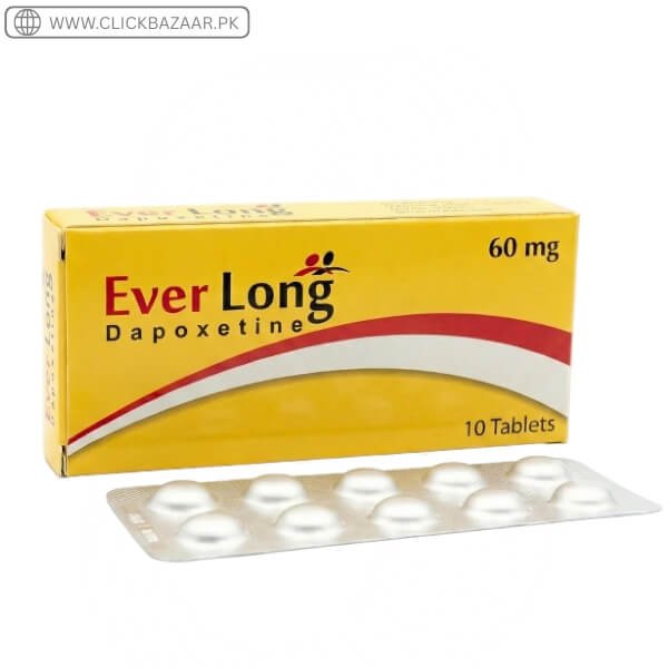 Ever Long 60mg 10’s Tablets Dapoxetine in Pakistan