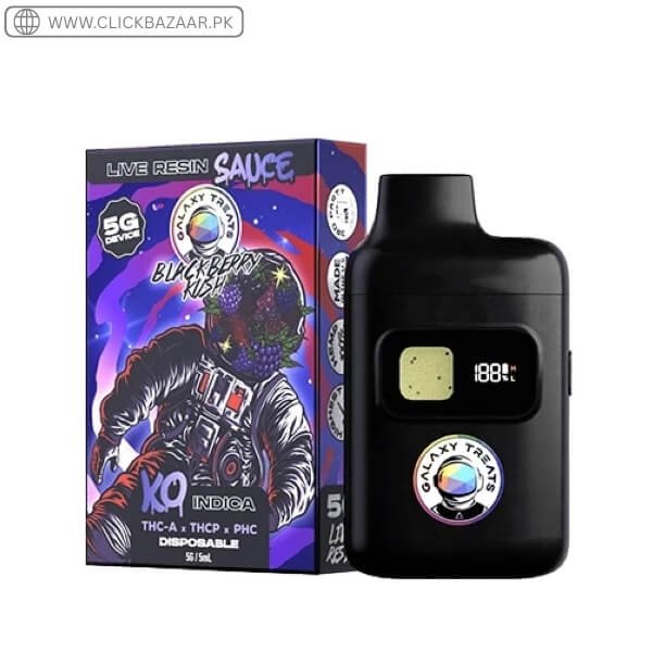 Galaxy Treats KO Live Resin Sauce Disposable 5G In Pakistan