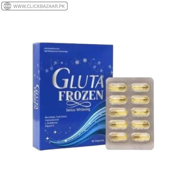 Gluta Frozen Genius Whitening Nano 30 Capsules In Pakistan