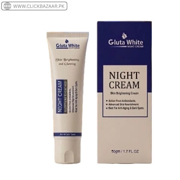 Gluta White Night Cream Tube Pack Price In Pakistan