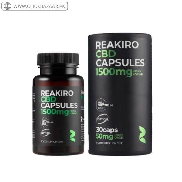Hemp CBD Soft Gel Capsules 1500mg 30pcs In Pakistan