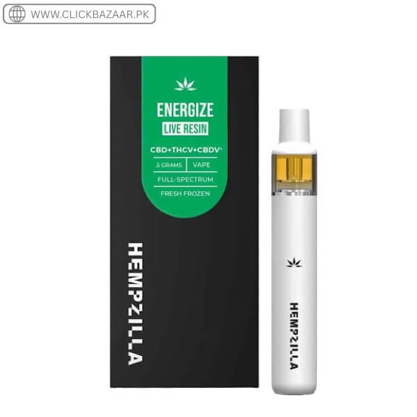 Hempzilla CBD Live Resin Energize Disposable | 500mg In Pakistan