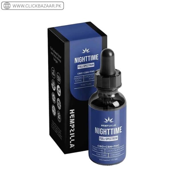 Hempzilla Full Spectrum Nighttime Tinctures | 30ml In Pakistan