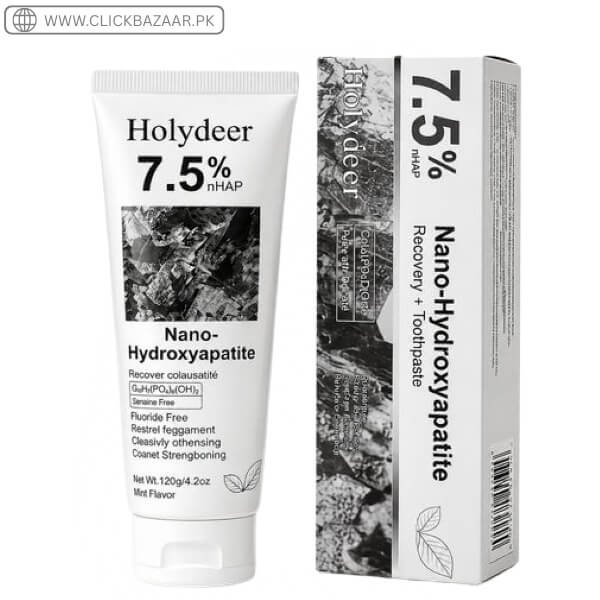 Holydeer Recovery Toothpaste 7.5 Nano Hydroxyapatite in Pakistan