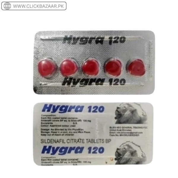 Hygra 120Mg Tablet Price in Pakistan