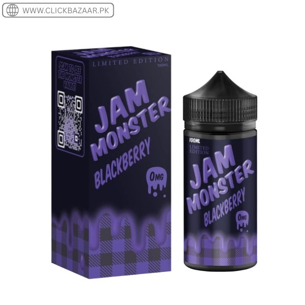 Jam Monster CBD Vape Juice Blackberry 600mg In Pakistan