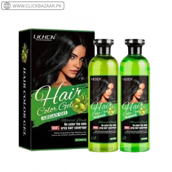 Lichen Hair Color Gel Black Color In Pakistan