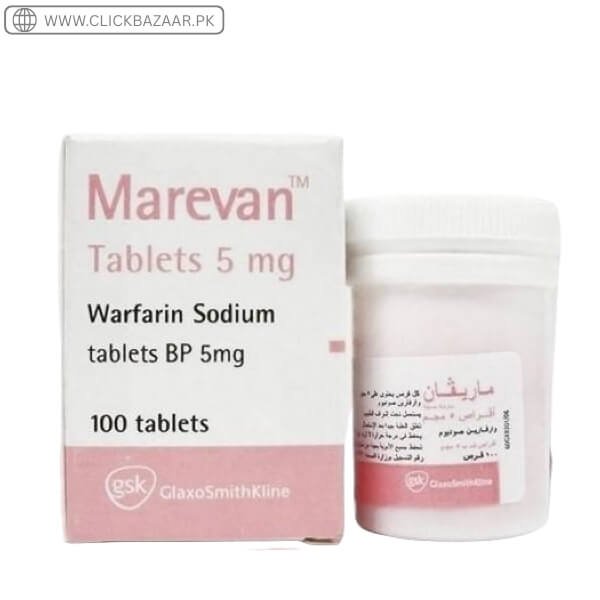 Marevan Warfarin Sodium 5Mg Tablets Price in Pakistan