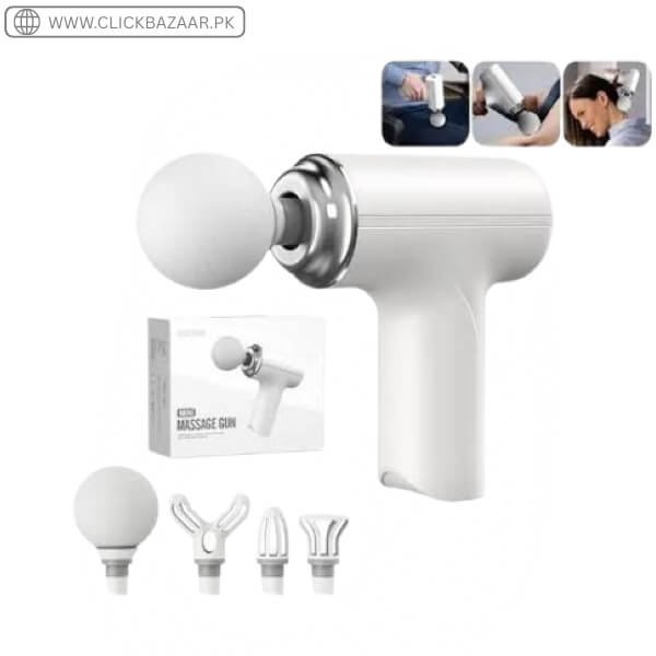Massage Gun Rechargeable Wireless Muscle Relaxation Massager in Pakistan