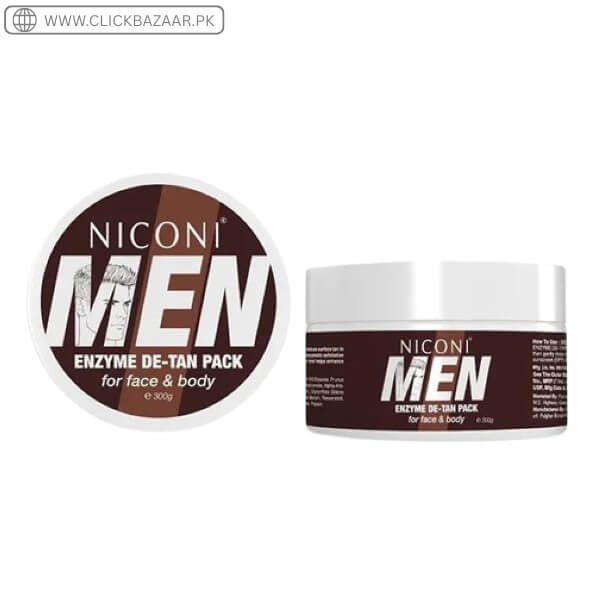 Niconi Men Enzyme De-Tan Pack For Face & Body in Pakistan