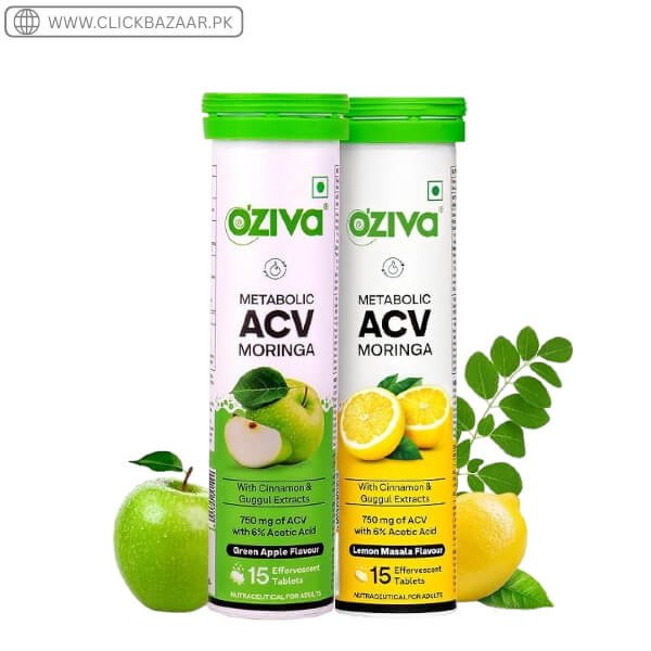 Oziva Apple Cider Vinegar Moringa Effervescent Tablets in Pakistan