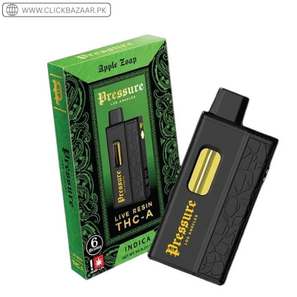 Pressure Live Resin THC-A Disposable 6G In Pakistan