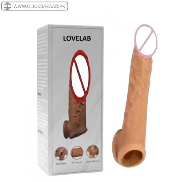 Silicone Condom Realistic Sleeves In Natural Brown Color in Pakistan