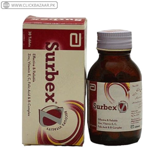 Surbex Z Tablets In Pakistan