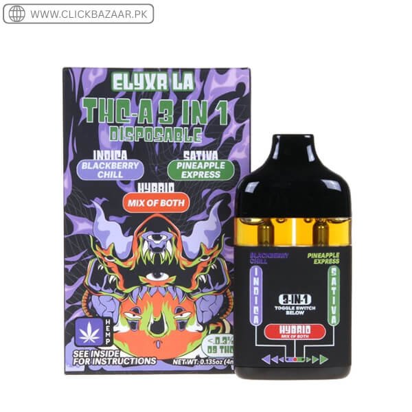 THC-A 3-in-1 Disposable 4 Grams (4000mg) In Pakistan