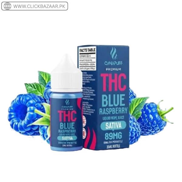 THC Liquid Blue Raspberry 89mg 30ml In Pakistan
