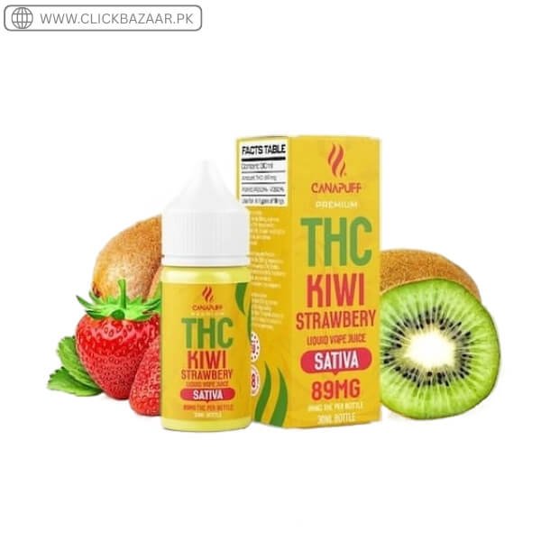 THC Liquid Kiwi Strawberry 89mg 30ml In Pakistan