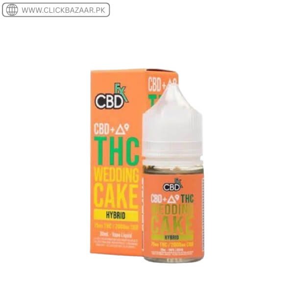 Wedding Cake Hybrid CBDfx CBD + Delta 9 THC Vape Juice In Pakistan