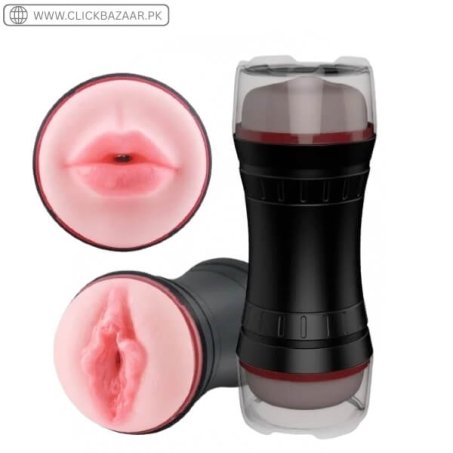 2 in 1 Sex Toy Vibrator Mouth Masturbator Cup In Pakistan