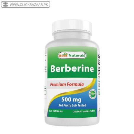 Best Naturals Berberine 500mg 120 Capsules In Pakistan