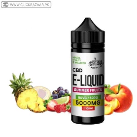CBD E-Liquid 5000mg Summer Fruits | UK’s No1 Best CBD Vape Oil in Pakistan