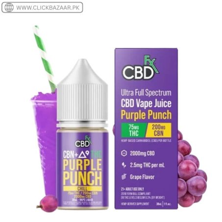 CBD VAPE JUICE PURPLE PUNCH 10ML LAHORE  in Pakistan