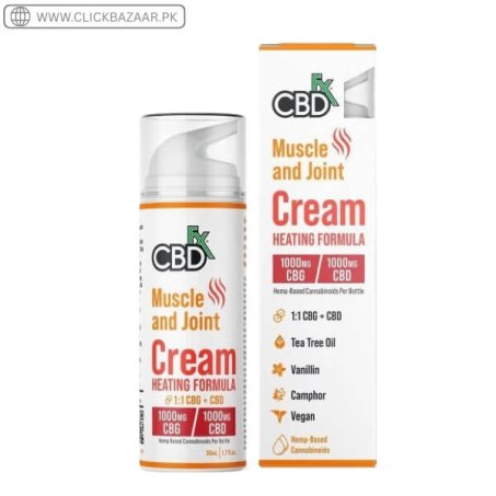 CBDfx Muscle & Joint CBG CBD Cream: Heating Formula In Pakistan
