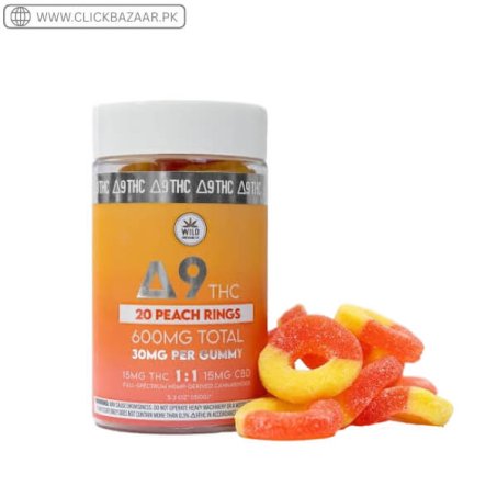 Delta-9 Peach Ring Chews: Delicious THC Gummies in Pakistan