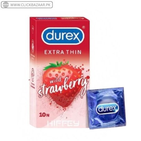 Durex Extra Thin Wild Strawberry Condom In Pakistan