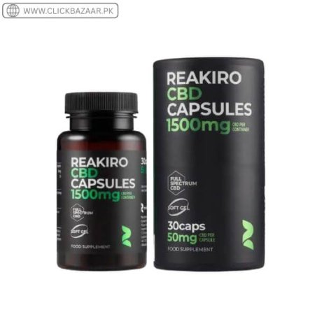 Hemp CBD Soft Gel Capsules 1500mg 30pcs In Pakistan