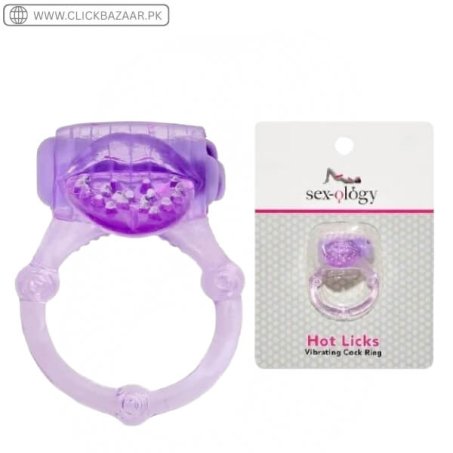 Hot Licks Vibrating Cock Ring Sexology In Pakistan