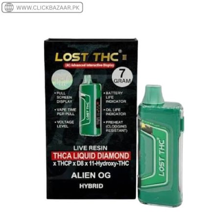 Lostt Thc 7 Grams Live Resin Thca Liquid Diamond Disposable Vape in pakistan