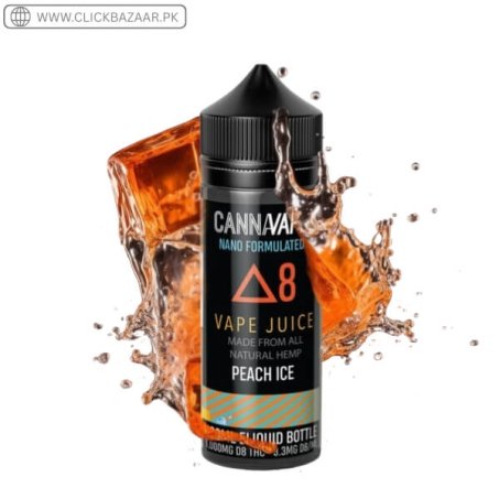 Peach Ice Delta 8 Vape Juice E-Liquid In Pakistan