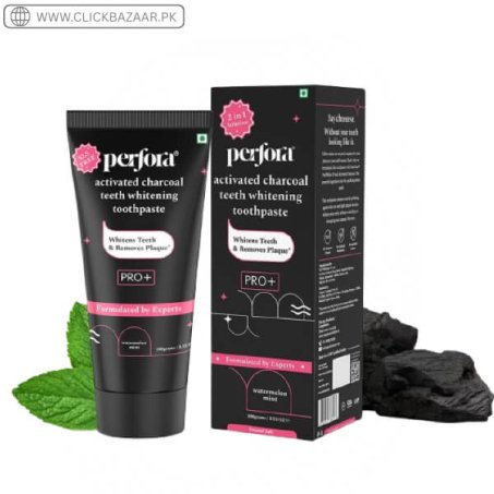 Perfora Pro Activated Charcoal Teeth Whitening Toothpaste in Pakistan