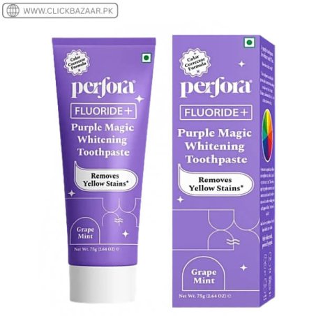 Perfora Purple Magic Whitening Toothpaste in Pakistan