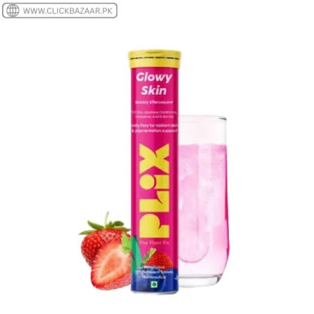Plix The Plant Fix Glutathione Strawberry Effervescent Tablets With 500mg L-glutathione In Pakistan