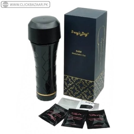 Tracy’s Dog Male Masturbator Cup, Man Masturbation Stroker, Black in Pakistan