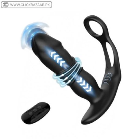 Vibrating Cock Ring Prostate Massager Sex Toy For Men In Pakistan